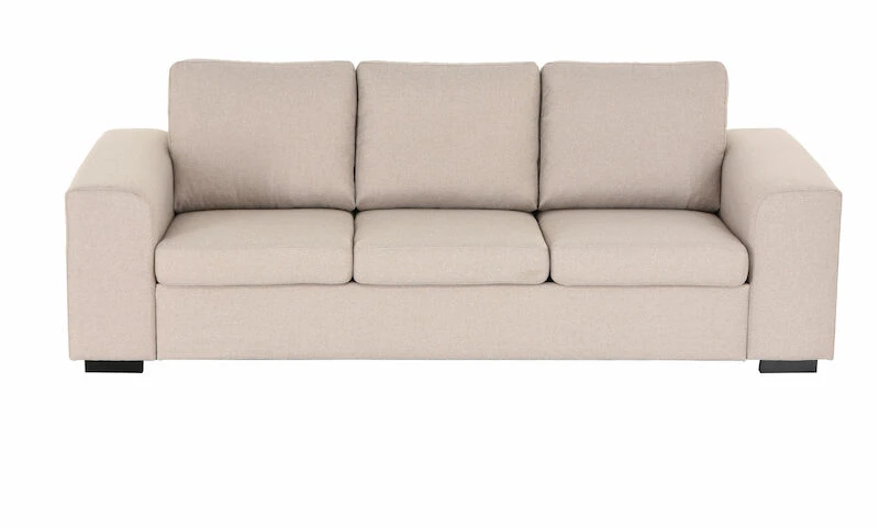 Veke Joel 3-istuttava Sohva Hiekka Malmo New 08 Kangas Wenge Jalat - Image 3