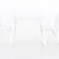 Veke Kaarna-Skara 4-hengen Ruokailuryhmä Valkoinen -Veke Myymälä Veke Kaarna Skara 4 hengen ruokailuryhma valkoinen 4 0