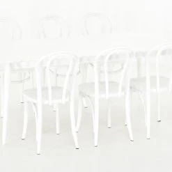 Veke Kaarna-Skara 6-hengen Ruokailuryhmä Valkoinen