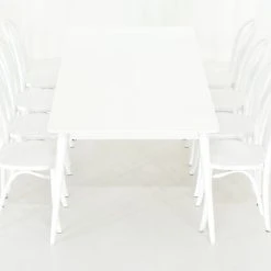 Veke Kaarna-Skara 8-hengen Ruokailuryhmä Valkoinen 9 Veke Kaarna-Skara 8-hengen Ruokailuryhmä Valkoinen -Veke Myymälä Veke Kaarna Skara 8 hengen ruokailuryhma valkoinen 4 2