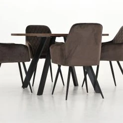 Veke, House Nordic Kaiku-Harbo 4-hengen Pyöreä Ruokailuryhmä Mustavahattu Tammi/musta/ruskea -Veke Myymälä Veke Kaiku Harbo 4 hengen pyorea ruokailuryhma mustavahattu tammi musta ruskea 1 0