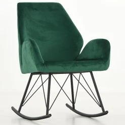 Veke Laine Keinutuoli Tummanvihreä Sametti -Veke Myymälä Veke Laine keinutuoli tummanvihrea sametti 1 0