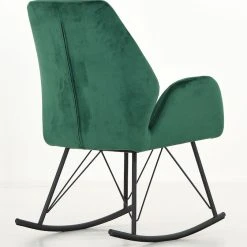 Veke Laine Keinutuoli Tummanvihreä Sametti -Veke Myymälä Veke Laine keinutuoli tummanvihrea sametti 6 0