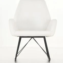 Veke Laine Keinutuoli Valkoinen PU-keinonahka 11 Veke Laine Keinutuoli Valkoinen PU-keinonahka -Veke Myymälä Veke Laine keinutuoli valkoinen PU keinonahka 0 0