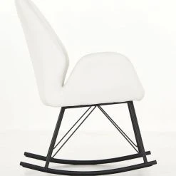 Veke Laine Keinutuoli Valkoinen PU-keinonahka 12 Veke Laine Keinutuoli Valkoinen PU-keinonahka -Veke Myymälä Veke Laine keinutuoli valkoinen PU keinonahka 4 0