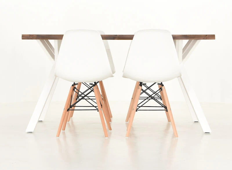 Veke Lana-Elea 4-hengen Ruokailuryhmä Antiikkipetsattu/valkoinen 6 Veke Lana-Elea 4-hengen Ruokailuryhmä Antiikkipetsattu/valkoinen - Image 4