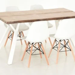 Veke Lana-Elea 4-hengen Ruokailuryhmä Antiikkipetsattu/valkoinen 9 Veke Lana-Elea 4-hengen Ruokailuryhmä Antiikkipetsattu/valkoinen -Veke Myymälä Veke Lana Elea ruokailuryhma 4 hengen antiikkipetsattu valkoinen 1 1