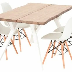 Veke Lana-Elea 4-hengen Ruokailuryhmä Antiikkipetsattu/valkoinen 12 Veke Lana-Elea 4-hengen Ruokailuryhmä Antiikkipetsattu/valkoinen -Veke Myymälä Veke Lana Elea ruokailuryhma 4 hengen antiikkipetsattu valkoinen 3 1