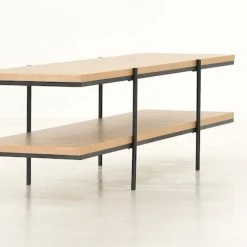 Veke Lankku Tv-taso Musta/luonnonväri -Veke Myymälä Veke Lankku tv taso musta luonnonvari 3 0