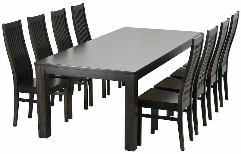 Veke Minea Lux 8-hengen Ruokailuryhmä, Musta/koivu 6 Veke Minea Lux 8-hengen Ruokailuryhmä, Musta/koivu - Image 4