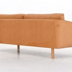 Veke Nooa 3-istuttava Sohva Okra Navy 48, Tammijalat -Veke Myymälä Veke Nooa 3 istuttava sohva okra Navy 48 6 0