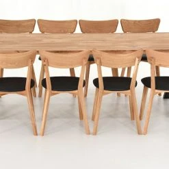 Veke Orvo-Koto 8-hengen Ruokailuryhmä öljytty Tammi