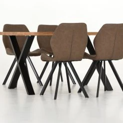 Veke Orvo-Punnus 4-hengen Ruokailuryhmä öljytty Tammi/konjakki -Veke Myymälä Veke Orvo Punnus 4 hengen ruokailuryhma oljytty tammi konjakki 1 0