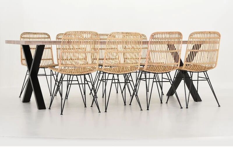 Veke Orvo-Pyry 8-hengen Ruokailuryhmä Valkoölytty Tammi/luonnonväri 5 Veke Orvo-Pyry 8-hengen Ruokailuryhmä Valkoölytty Tammi/luonnonväri - Image 3