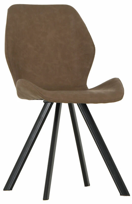 Veke Punnus Tuoli Konjakki PU-keinonahka 4 Veke Punnus Tuoli Konjakki PU-keinonahka - Image 2