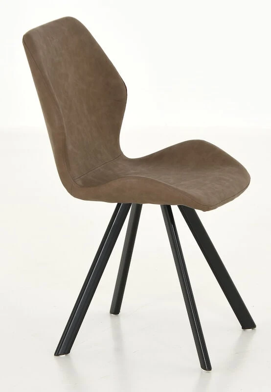 Veke Punnus Tuoli Konjakki PU-keinonahka 5 Veke Punnus Tuoli Konjakki PU-keinonahka - Image 3