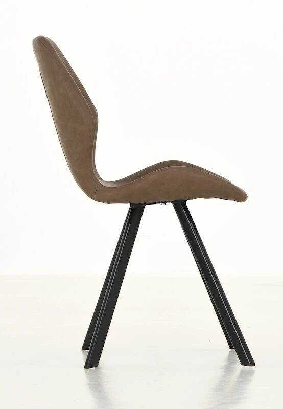 Veke Punnus Tuoli Konjakki PU-keinonahka 7 Veke Punnus Tuoli Konjakki PU-keinonahka - Image 5