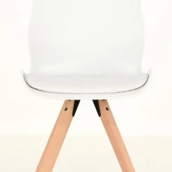 Veke Puuteri Tuoli Valkoinen, Puunväriset Jalat -Veke Myymälä Veke Puuteri tuoli valkoinen puunvariset jalat 0 0