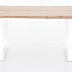 Veke Ruka Tammi Lankkupöytä 140x90 Cm Lakattu Tammi/valkoinen