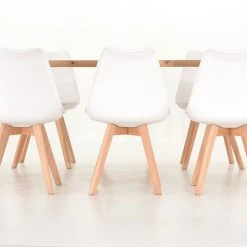 Veke Ruska-Salla 6-hengen Ruokailuryhmä Antiikkipetsattu/valk/valk -Veke Myymälä Veke Ruska Salla 6 hengen ruokailuryhma manty valk valk 0 0