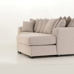 Veke Rusko Divaanisohva Oikea Hiekka Ronda 09, Wenge Jalat -Veke Myymälä Veke Rusko divaanisohva oikea hiekka Ronda 09 wenge jalat 3 0