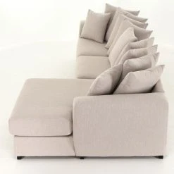 Veke Rusko Divaanisohva Oikea Hiekka Ronda 09, Wenge Jalat -Veke Myymälä Veke Rusko divaanisohva oikea hiekka Ronda 09 wenge jalat 4 2