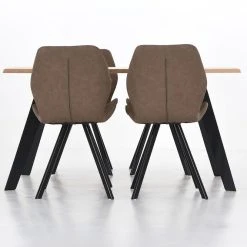 Veke Saarni-Punnus 4-hengen Ruokailuryhmä Saarni/musta/konjakki -Veke Myymälä Veke Saarni Punnus 4 hengen ruokailuryhma saarni musta konjakki 0 0