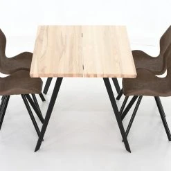 Veke Saarni-Punnus 4-hengen Ruokailuryhmä Saarni/musta/konjakki -Veke Myymälä Veke Saarni Punnus 4 hengen ruokailuryhma saarni musta konjakki 4 2