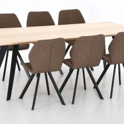 Veke Saarni-Punnus 6-hengen Ruokailuryhmä Saarni/musta/konjakki -Veke Myymälä Veke Saarni Punnus 6 hengen ruokailuryhma saarni musta konjakki 1 1