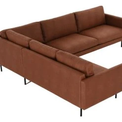 Veke Scandic Copenhagen Kulmasohva 2K3, Konjakinruskea Kentucky 9, Mustat Jalat -Veke Myymälä Veke Scandic Copenhagen kulmasohva 2K3 konjakinruskea Kentucky 9 mustat jalat 2 2