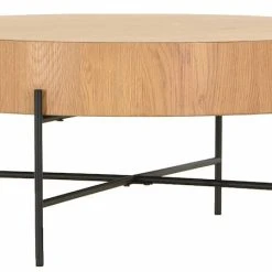 Eureka Mason Sohvapöytä 80 Cm Tammi/musta -Veke Myymälä Veke Tanner sohvapoyta 80 cm tammi musta 1 0