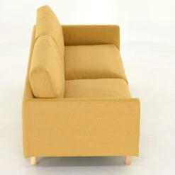 Veke Toive 3,5-istuttava Sohva Okra Stark, Koivu Jalat -Veke Myymälä Veke Toive 35 istuttava sohva okra stark koivu jalat 4 2