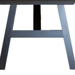 Veke Tuohi Lankkupöydän H-jalat Valkoinen -Veke Myymälä Veke Tuohi lankkupoydan H jalat musta 1 1