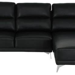 Veke Tuuma Divaanisohva Oikea Valkoinen Nahka/keinonahka -Veke Myymälä Veke Tuuma divaanisohva oikea musta nahka keinonahka 0 1