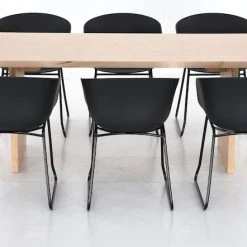 Veke Tyvi-Seattle 6-hengen Ruokailuryhmä Hiekka/musta -Veke Myymälä Veke Tyvi Seattle 6 hengen ruokailuryhma hiekka musta 0 1