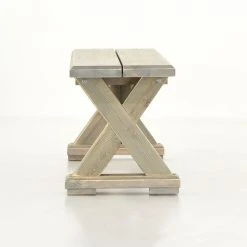 Veke Vanamo Lankkupenkki 140x36 Cm Harmaa -Veke Myymälä Veke Vanamo lankkupenkki 140x36 cm harmaa 4 0