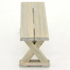 Veke Vanamo Lankkupenkki 140x36 Cm Harmaa