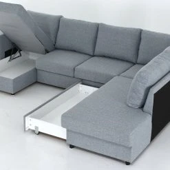 Veke Verona U-kulmavuodesohva Oikea Vaaleanharmaa Portland 90 9 Veke Verona U-kulmavuodesohva Oikea Vaaleanharmaa Portland 90 -Veke Myymälä Veke Verona u kulmavuodesohva oikea vaaleanharmaa portland 90 10