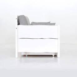 Veke Village 3-istuttava Vuodesohvapaketti Valkoinen/harmaa -Veke Myymälä Veke Village laveripaketti 3 istuttava valkoinen patjasarjalla 4 0