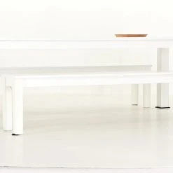 Veke Vuono-Moona 8-hengen Ruokailuryhmä Penkeillä Valkoinen -Veke Myymälä Veke Vuono Moona ruokailuryhma penkeilla 8 hengen valkoinen 1 0