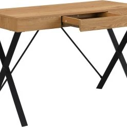 Veke Aarni Työpöytä X-jalalla Tammi/musta