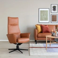 Veke Aava Mekanismituoli Konjakki 7011 Nahka, Musta Elegance Jalka -Veke Myymälä aava mekanismituoli konjakki web 14