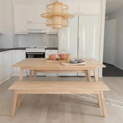 Veke Ahvo 4-hengen Ruokailuryhmä Penkeillä Lakattu Koivu 13 Veke Ahvo 4-hengen Ruokailuryhmä Penkeillä Lakattu Koivu -Veke Myymälä ahvo 4 hengen ruokailuryhma lakattukoivuu5