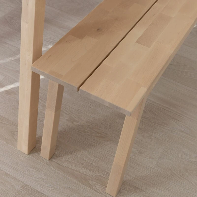 Veke Ahvo 4-hengen Ruokailuryhmä Penkeillä Lakattu Koivu 6 Veke Ahvo 4-hengen Ruokailuryhmä Penkeillä Lakattu Koivu - Image 4