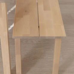 Veke Ahvo 4-hengen Ruokailuryhmä Penkeillä Lakattu Koivu 12 Veke Ahvo 4-hengen Ruokailuryhmä Penkeillä Lakattu Koivu -Veke Myymälä ahvo lankkupenkki lakattukoivu1