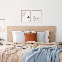 Veke Alava Sängynpääty 125x105 Cm Hopea Jalava