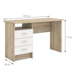 Tvilum Anni Koulupöytä Tammi/valkoinen