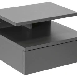 Ei Brändiä Ashlan Seinään Kiinnitettävä Yöpöytä Harmaa