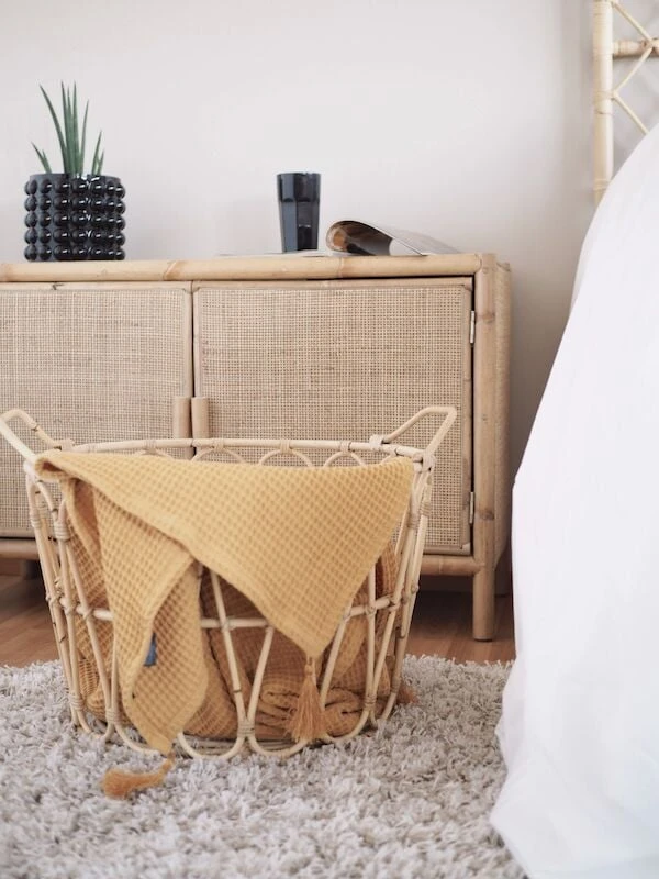 Bella Luna Barcelona Rottinkikaappi 2-ovinen Luonnonväri 5 Bella Luna Barcelona Rottinkikaappi 2-ovinen Luonnonväri - Image 3