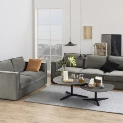 Ei Brändiä Barnsley Sohvapöytä 84x77 Cm Mattamusta -Veke Myymälä barnsley sohvapoyta 84x77cm mattamusta 6